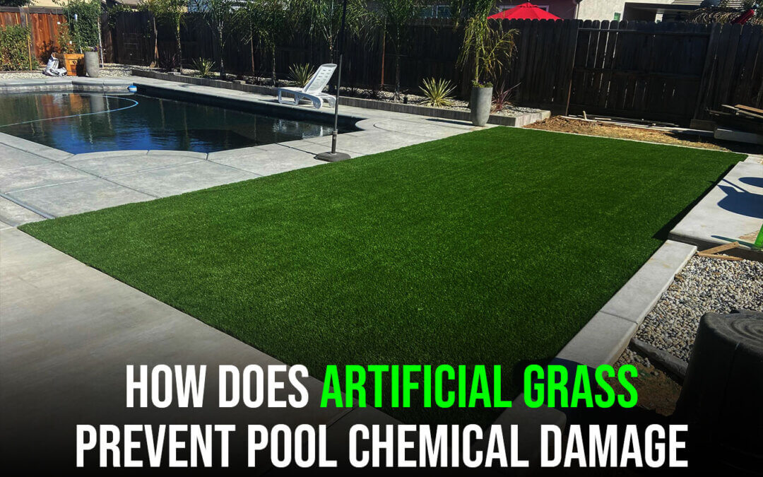 Can Artificial Grass in Manteca Withstand Chlorine and Other Pool Chemicals?